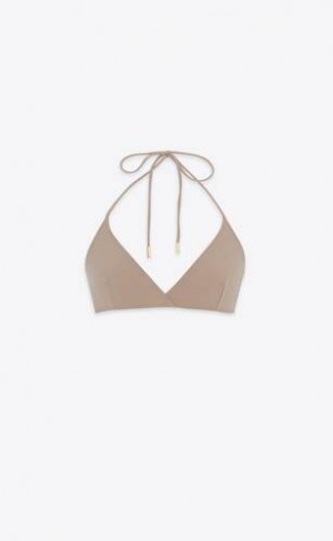 YSL 70'S Bikini Top Beige | Philippines_YSL51058