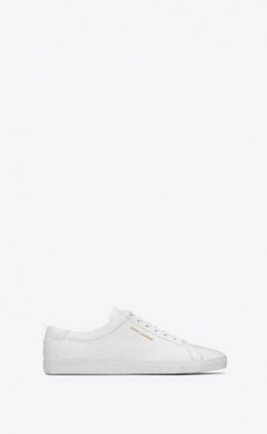 YSL Andy Sneakers In Leather White | Philippines_YSL96801