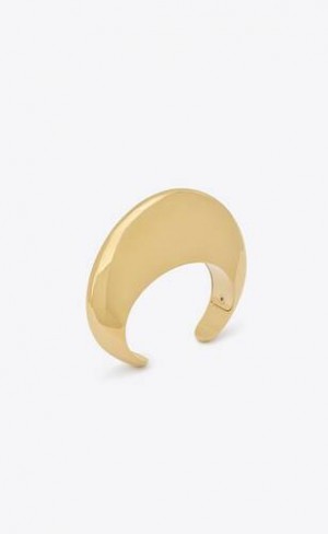 YSL Bumpy Cuff In Metal Gold | Philippines_YSL48442