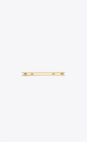 YSL Geometric Bracelet In Metal Gold | Philippines_YSL79706