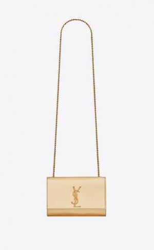 YSL Kate Small In Metallic Leather Gold | Philippines_YSL74084