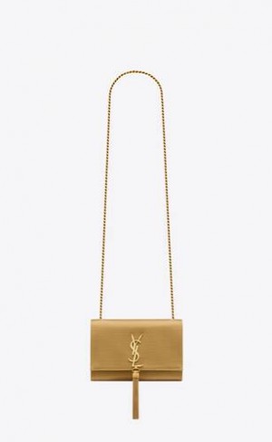 YSL Kate Small Tassel Bag In Satin Gold | Philippines_YSL45556