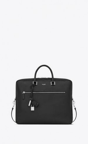 YSL Sac De Jour Large Grained Leather Black | Philippines_YSL13832