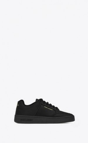 YSL Sl/61 Sneakers In Satin Crepe Black | Philippines_YSL60878