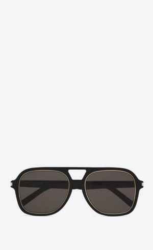 YSL Sl 602 Rim Black Light Gold | Philippines_YSL78459