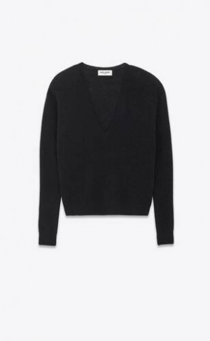 YSL Sweater In Alpaca Black | Philippines_YSL99409