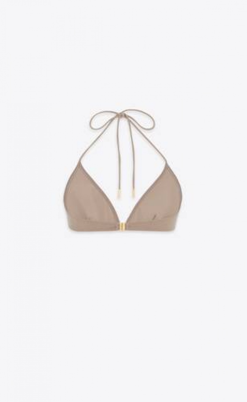 YSL 70'S Bikini Top Beige | Philippines_YSL51058