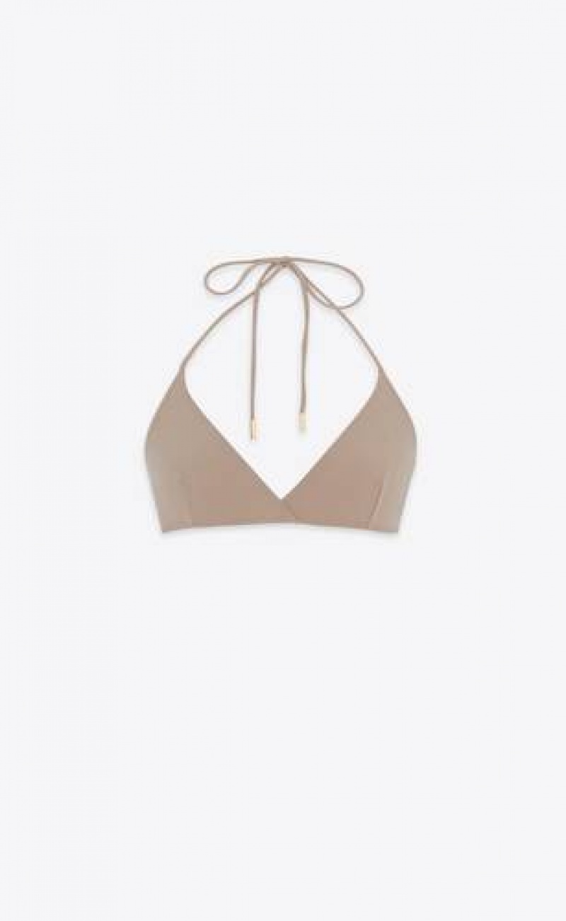 YSL 70'S Bikini Top Beige | Philippines_YSL51058