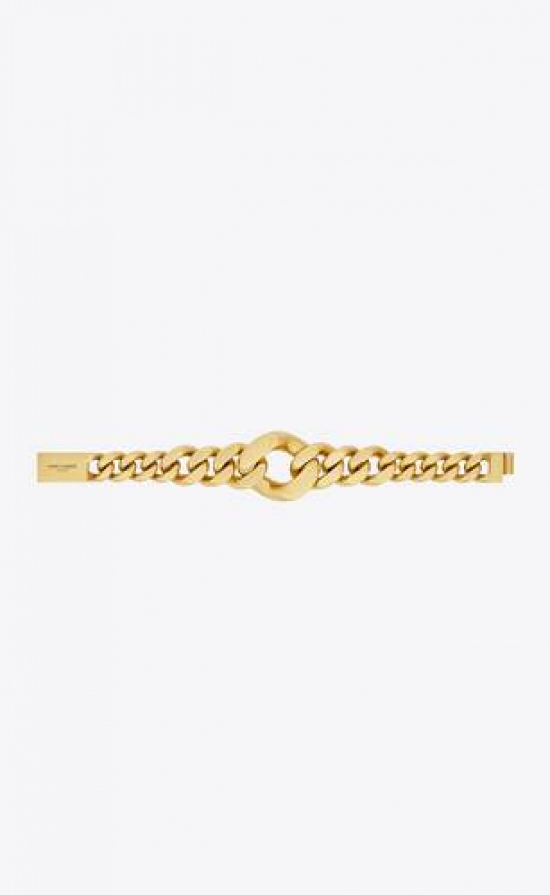 YSL Graduated Chain Bracelet In Metal Gold | Philippines_YSL40007