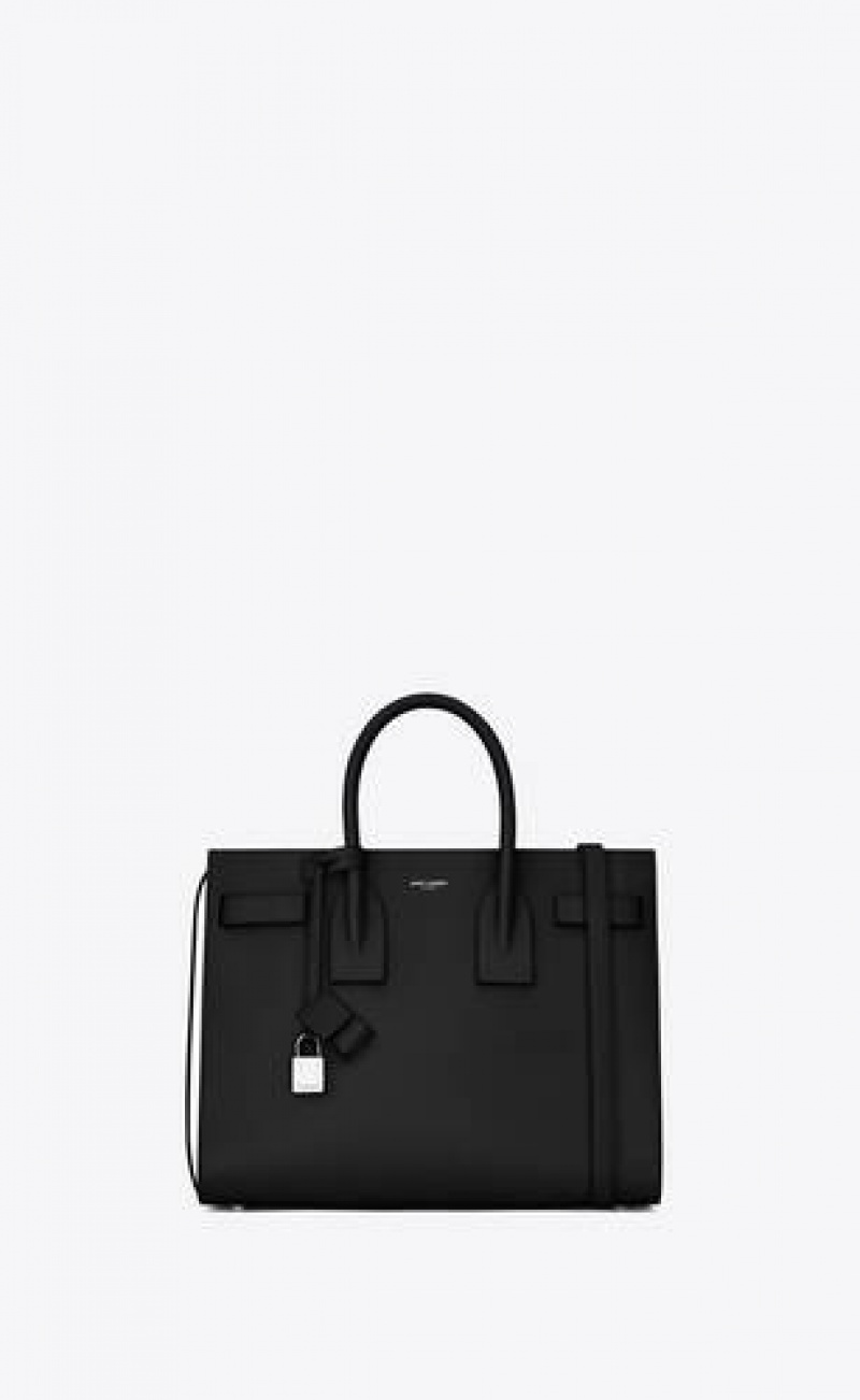 YSL Jour Small In Grained Leather Black | Philippines_YSL22576