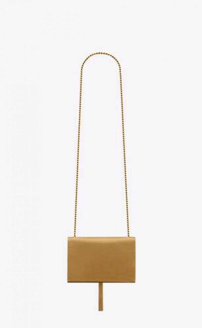 YSL Kate Small Tassel Bag In Satin Gold | Philippines_YSL45556