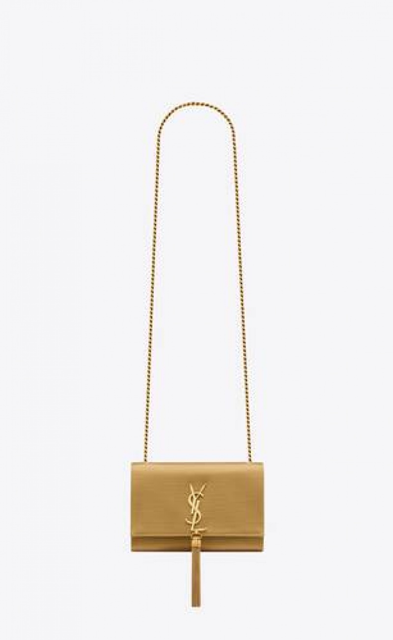 YSL Kate Small Tassel Bag In Satin Gold | Philippines_YSL45556