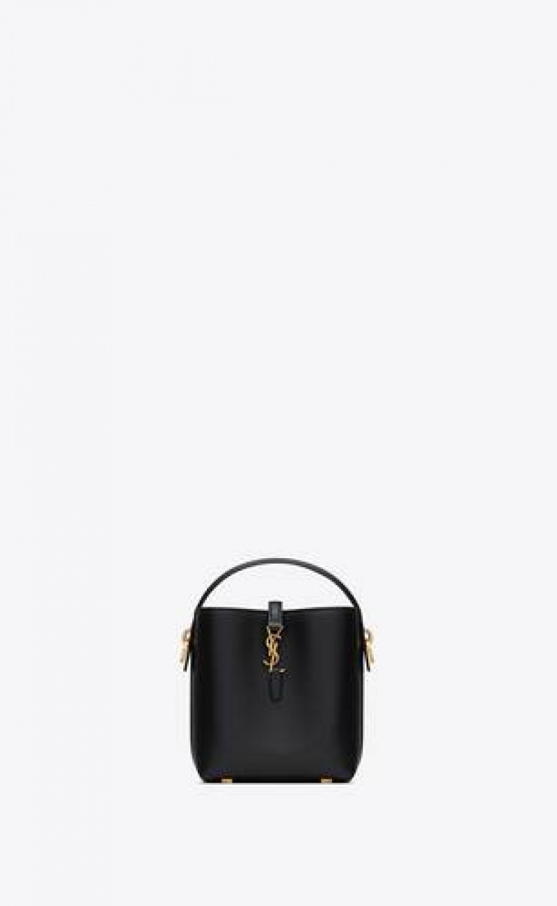 YSL Le 37 Mini In Shiny Leather Black | Philippines_YSL66030