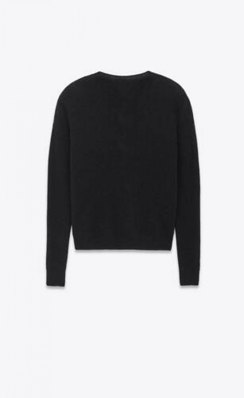 YSL Sweater In Alpaca Black | Philippines_YSL99409